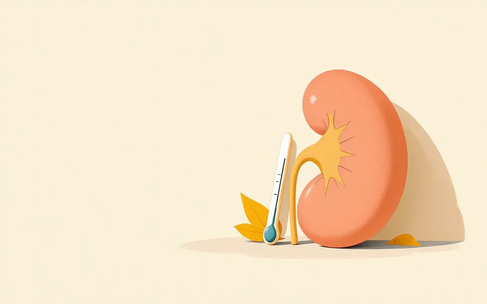 Illustratie bij het artikel: Nierbekkenontsteking: alarmsymptomen en behandeling